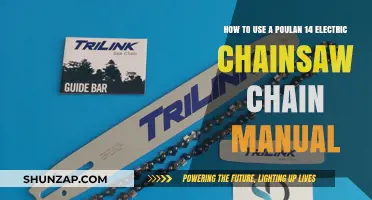 Mastering Your Poulan 14 Electric Chainsaw: A Step-by-Step Chain Manual Guide
