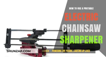 Mastering Portable Electric Chainsaw Sharpeners: A Step-by-Step Guide