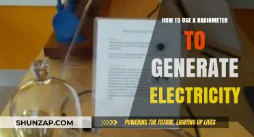 Harnessing Solar Power: Using Radiometers to Generate Electricity Efficiently