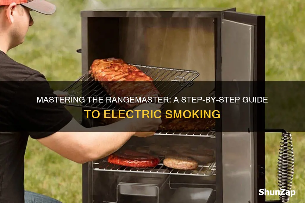 how to use a rangemaster electric smoker