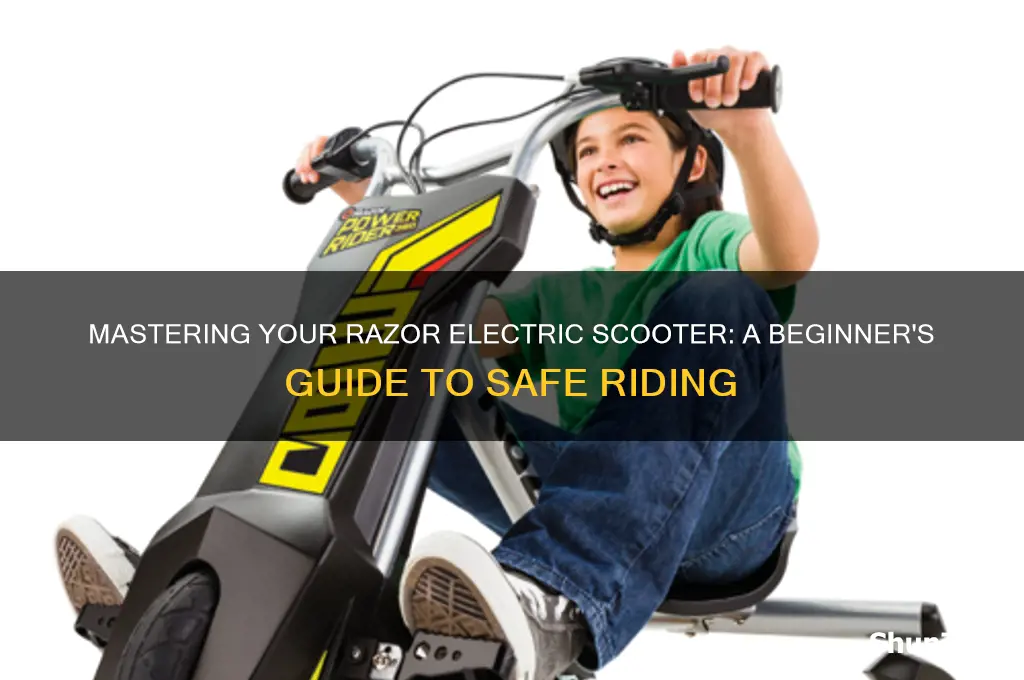 how to use a razor electric scooter