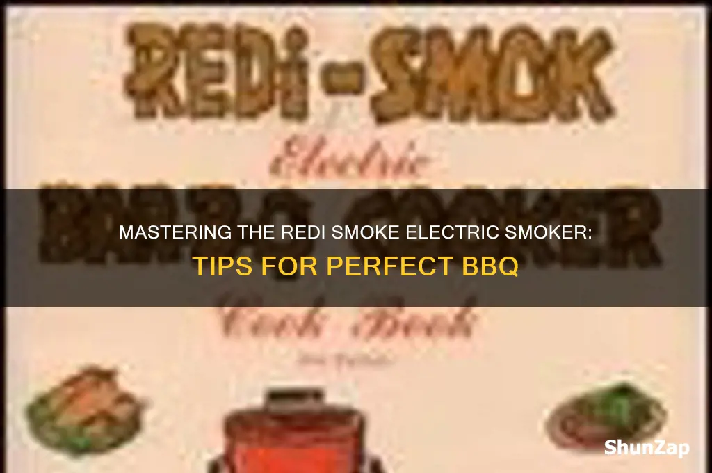 how to use a redi smoke electric smoker