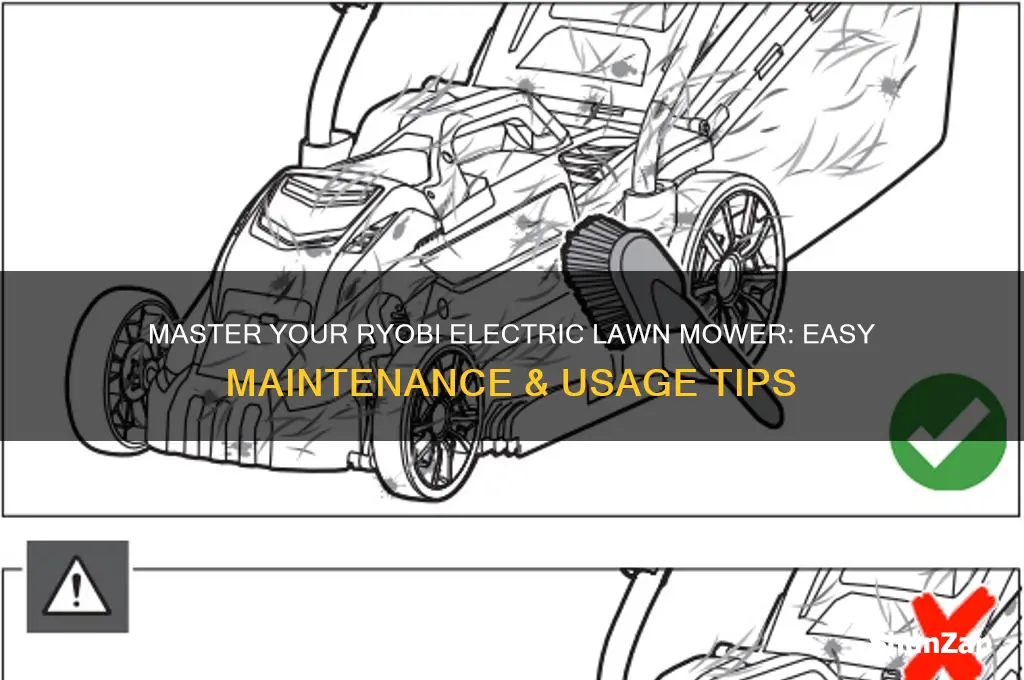 how to use a ryobi electric lawn mower