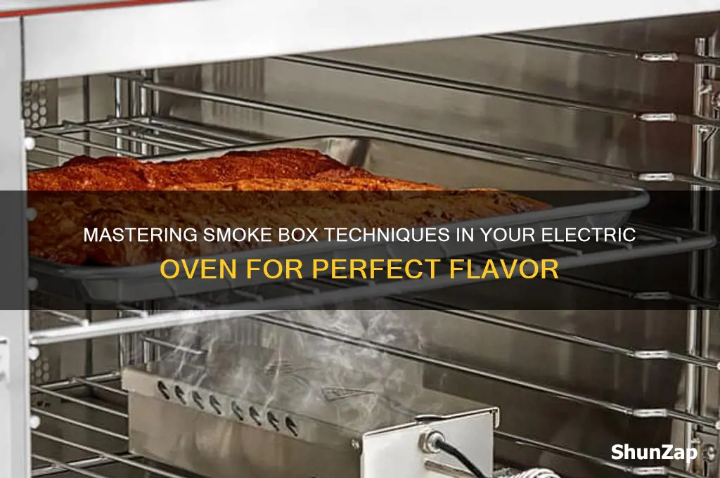 how to use a smoke box in electric oven