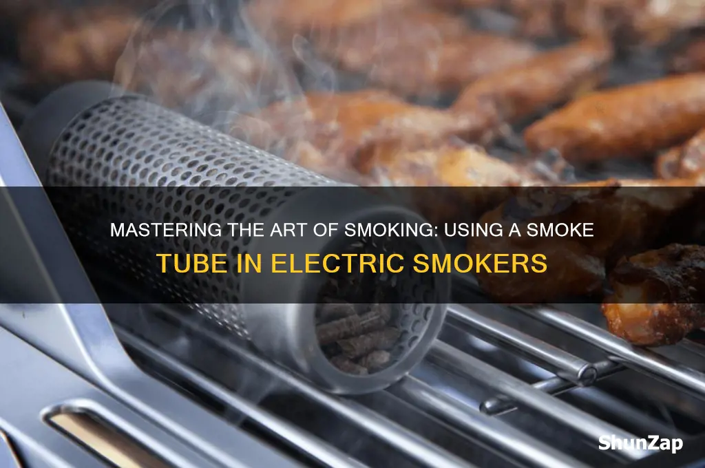 how to use a smoke tube in electric smoker