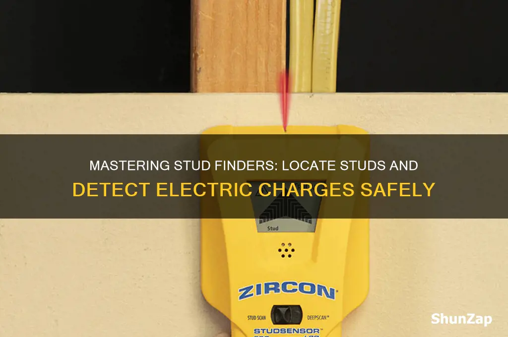 how to use a stud finder and find electric charges