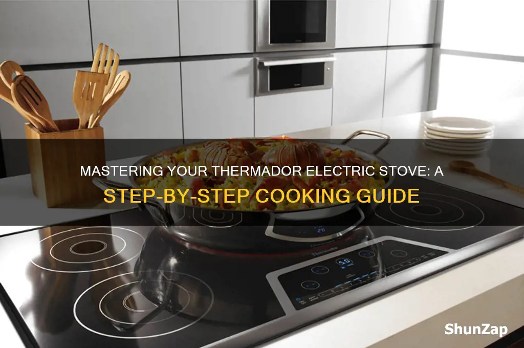 how to use a thermador electric stove