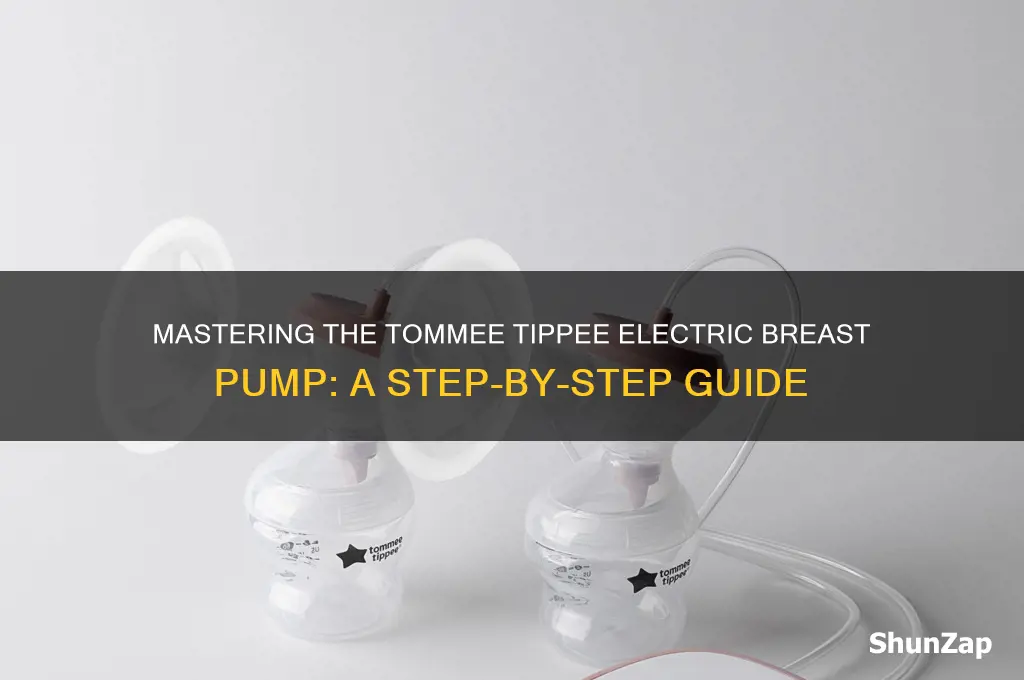 how to use a tommee tippee electric breast pump