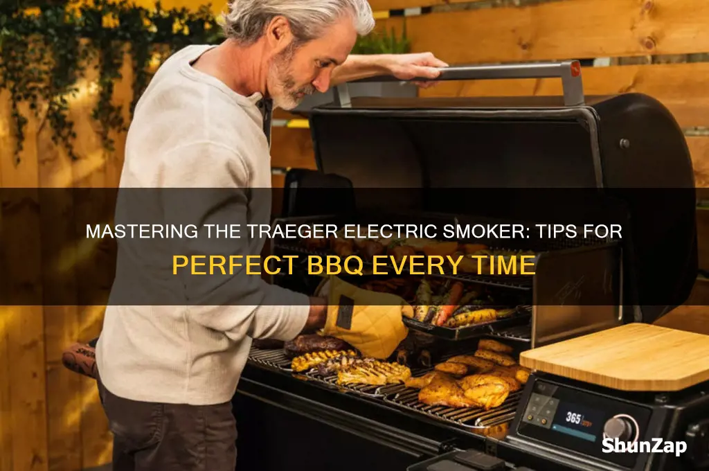 how to use a traeger electric smoker
