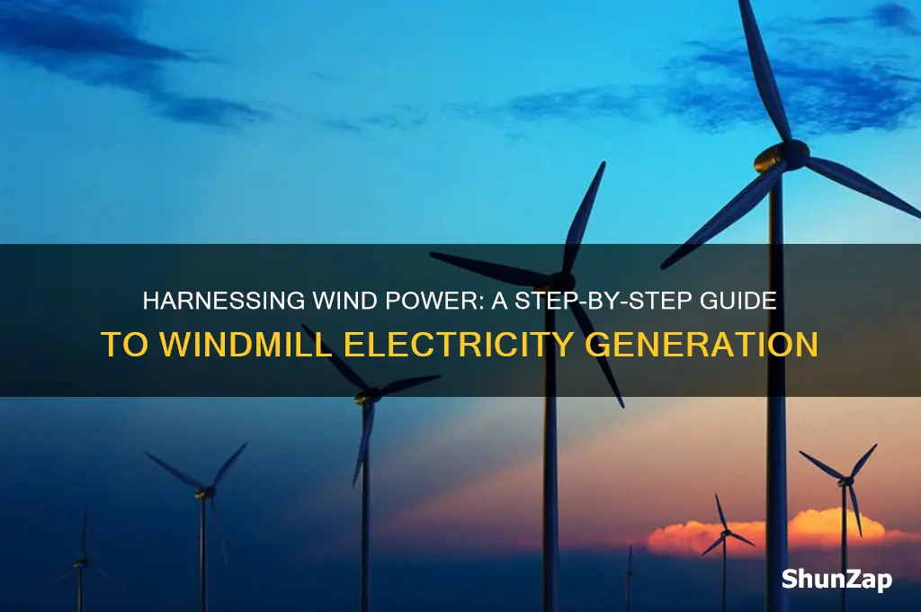 how to use a windmill to generate electricity