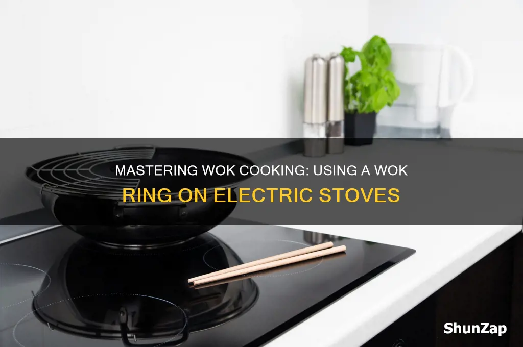 how to use a wok ring on an electric stove