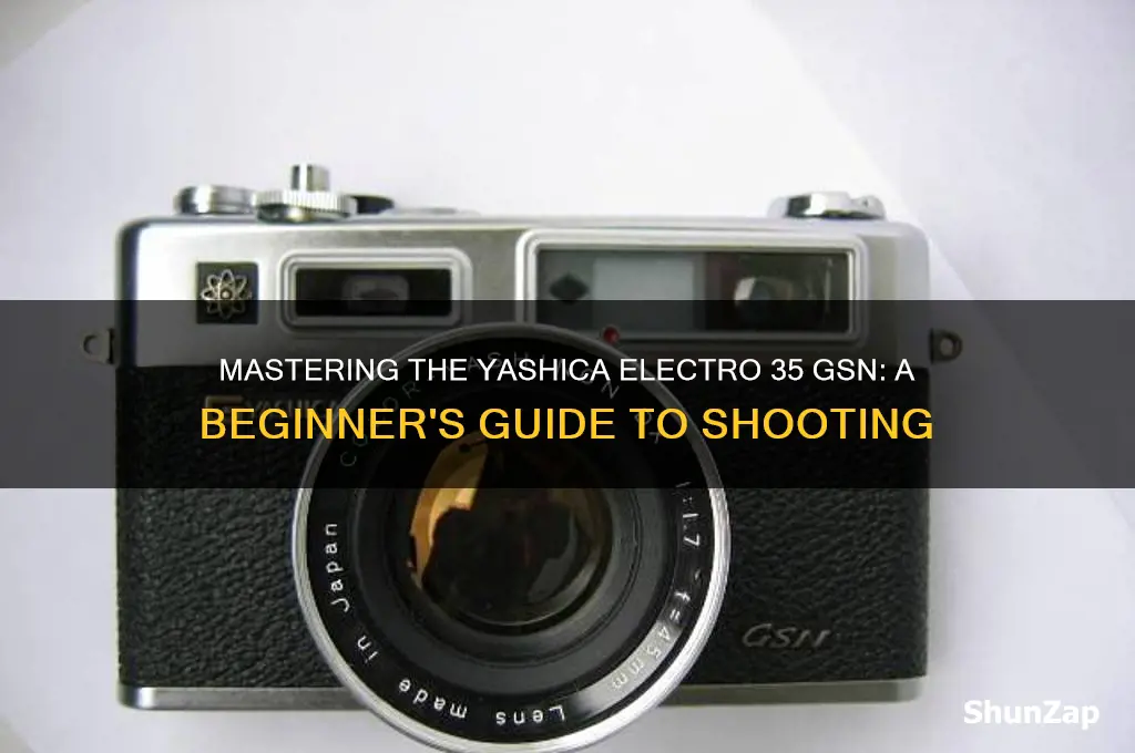 how to use a yashica electro 35 gsn camera
