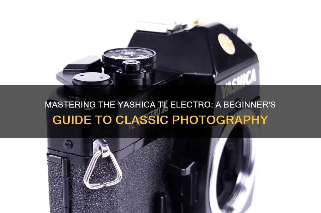 how to use a yashica tl electro camera
