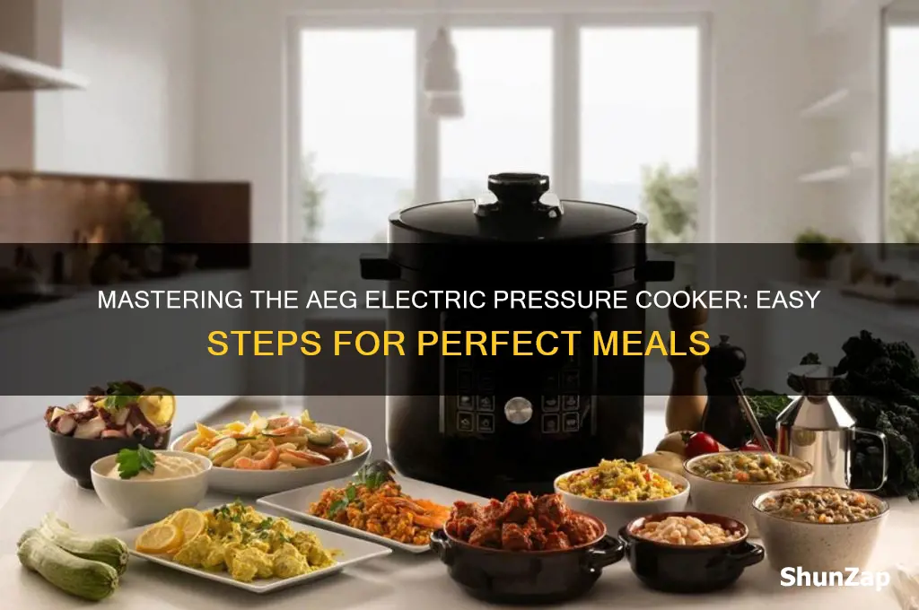 how to use aeg electric pressure cooker