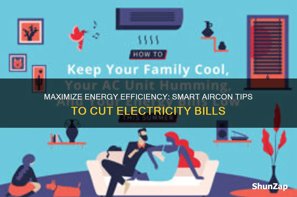 how to use aircon to save electricity