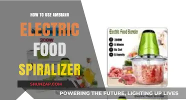 Mastering the Ambiano Electric Food Spiralizer: Easy Tips & Tricks