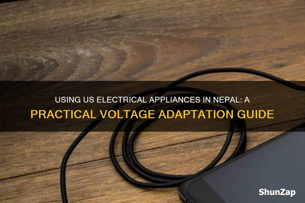 how to use american electrical appliances in nepal