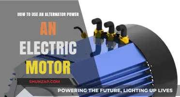 Powering Electric Motors: A Guide to Using Alternators Efficiently