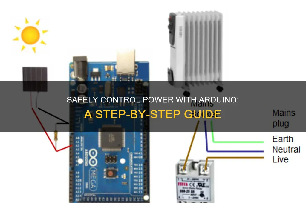 how to use an arduino to stop electricity