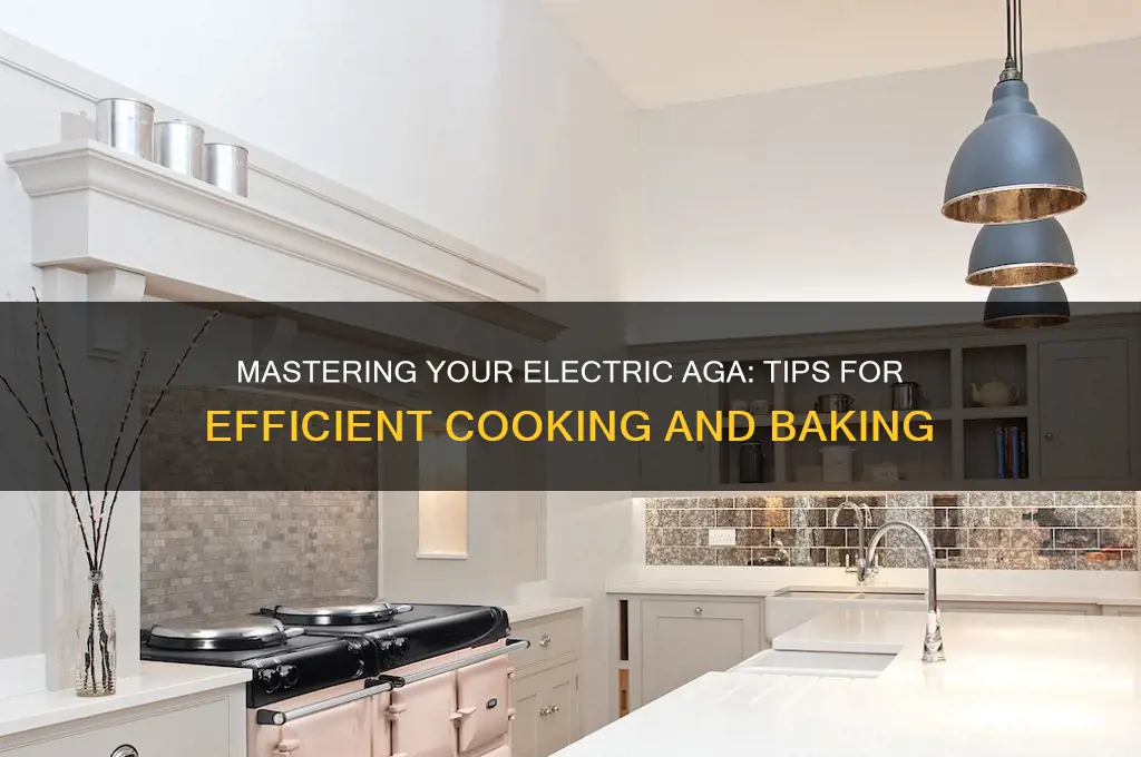 how to use an electric aga