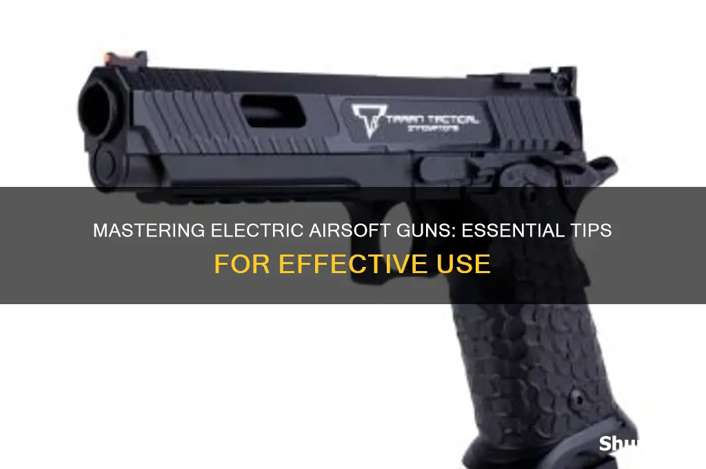 how to use an electric airsoft gun