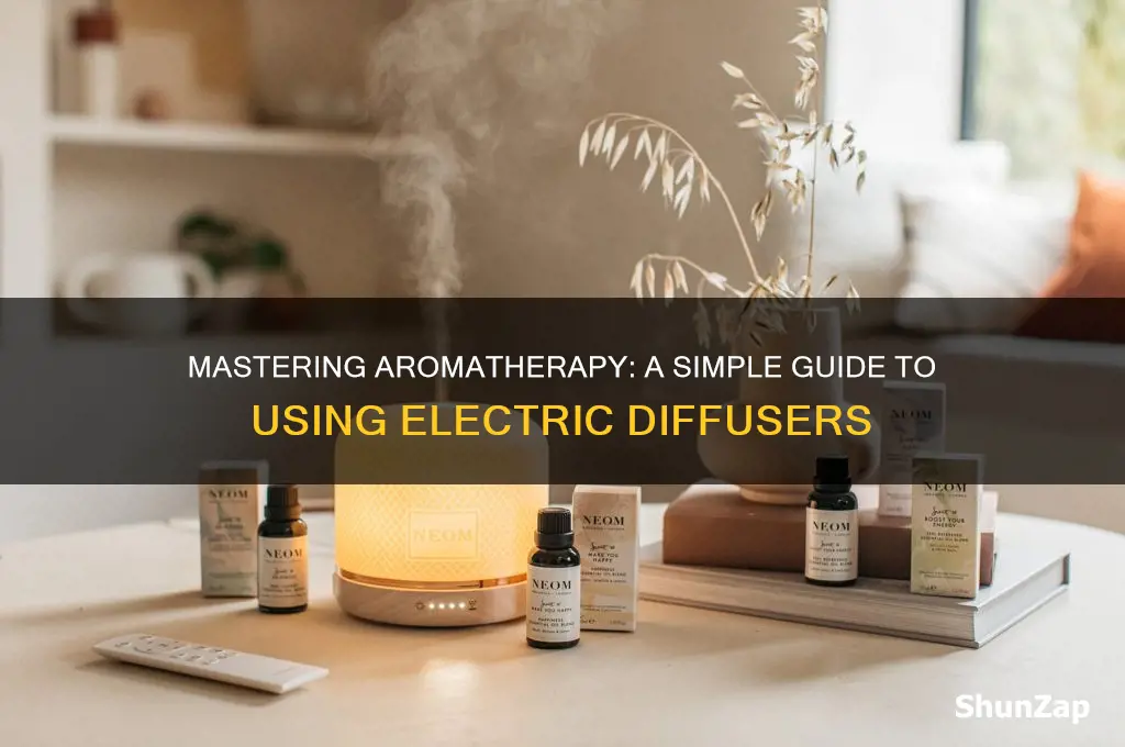 how to use an electric aroma diffuser