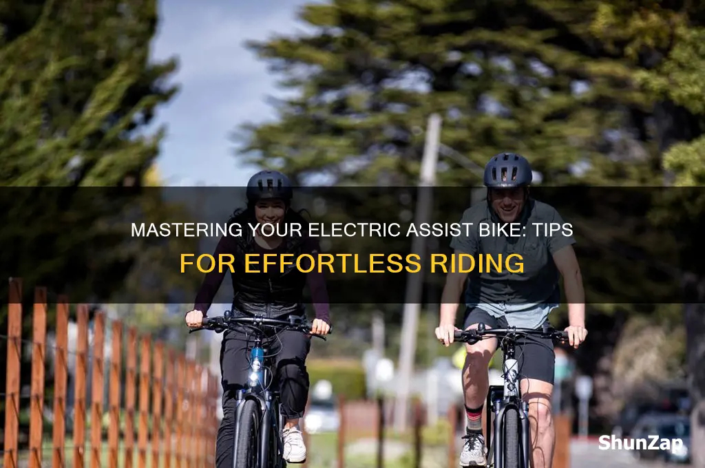 how to use an electric assist bike