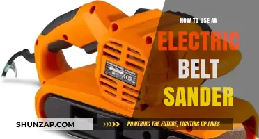 Mastering the Electric Belt Sander: Tips for Smooth and Efficient Sanding