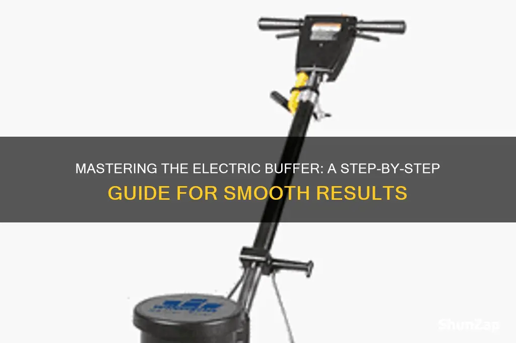 how to use an electric buffer