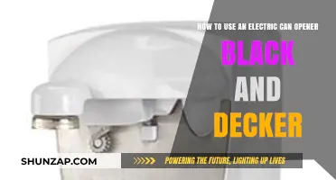 Effortless Canning: Mastering the Black & Decker Electric Can Opener