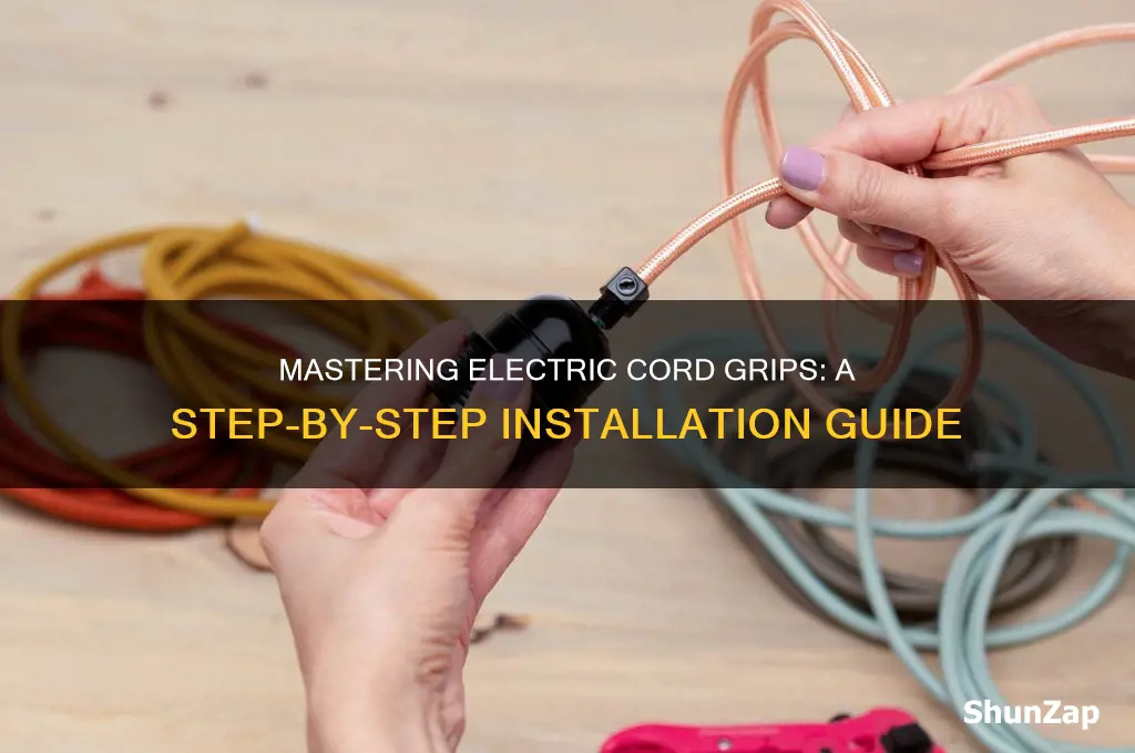 how to use an electric cord grip