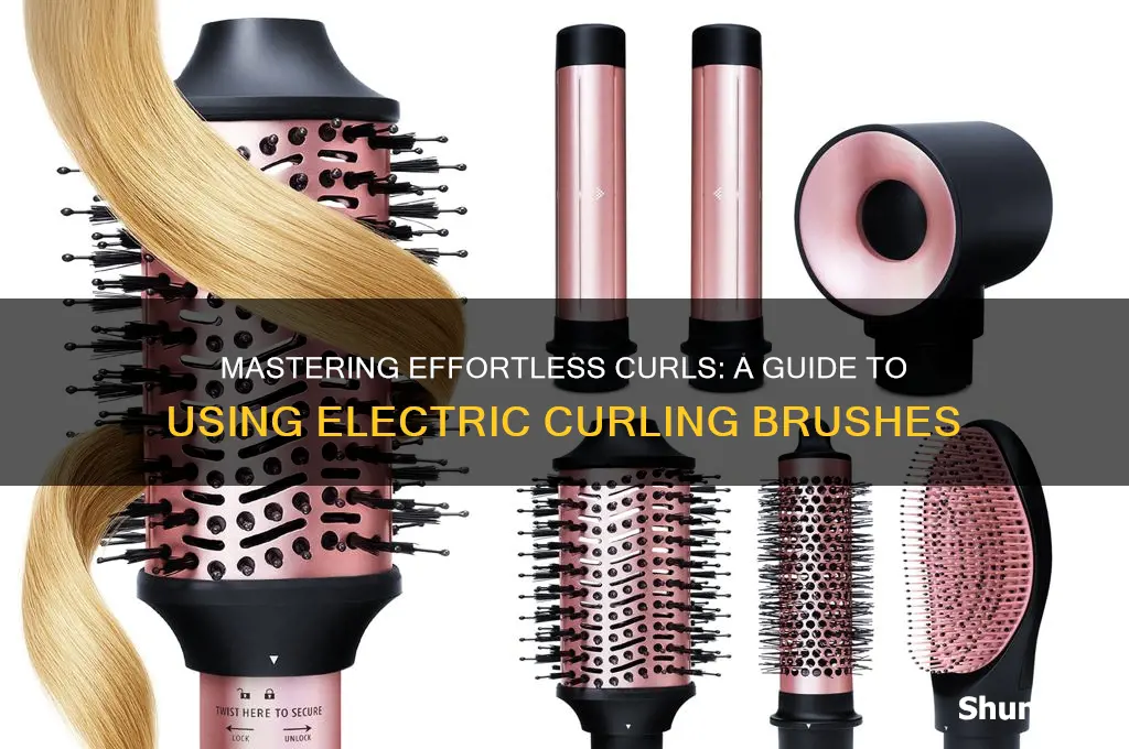 how to use an electric curling brush