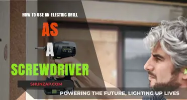 Mastering the Electric Drill: Efficiently Using It as a Screwdriver