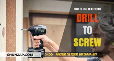 Mastering Electric Drills: Efficient Techniques for Screwing with Precision