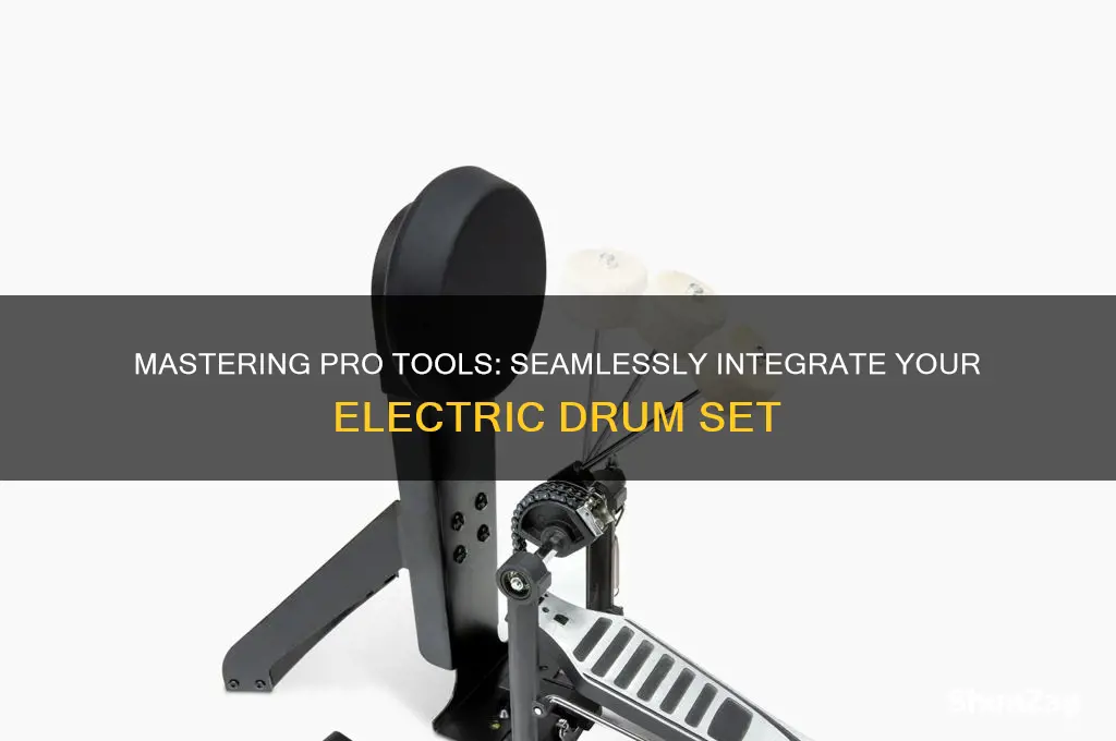 how to use an electric drum set with pro tools