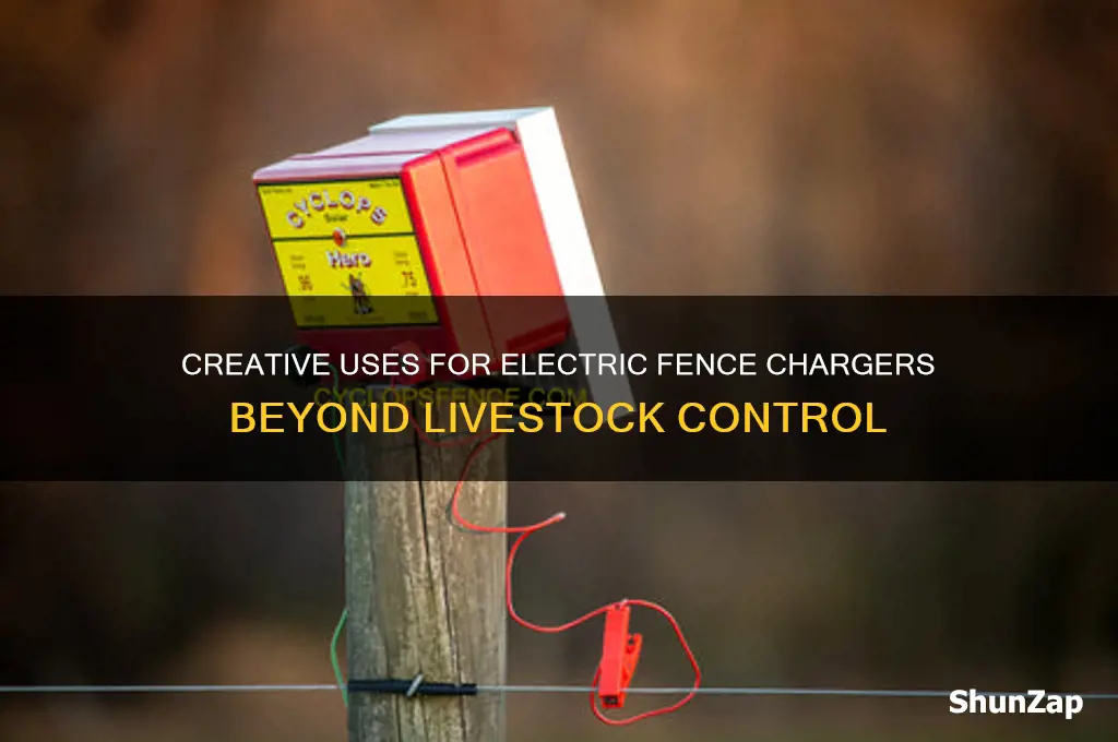 how to use an electric fence charger for other purposes