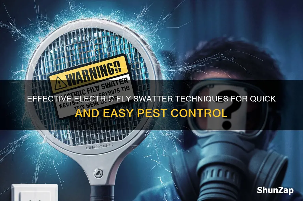 how to use an electric fly swatter