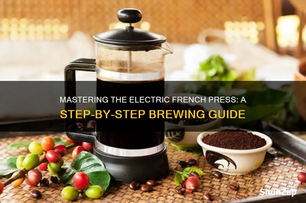 how to use an electric french press