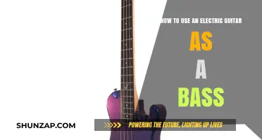 Electric Guitar as Bass: Tuning, Techniques, and Tone Tips