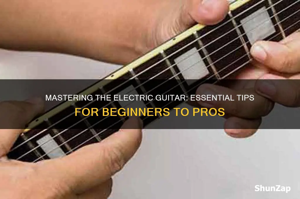 how to use an electric guitar
