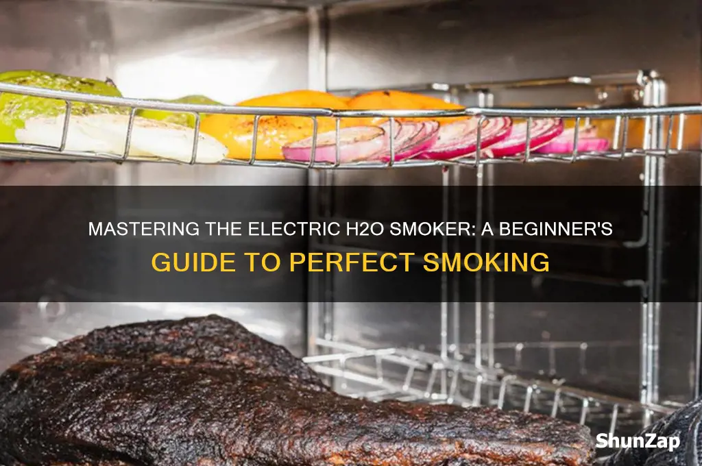 how to use an electric h2o smoker