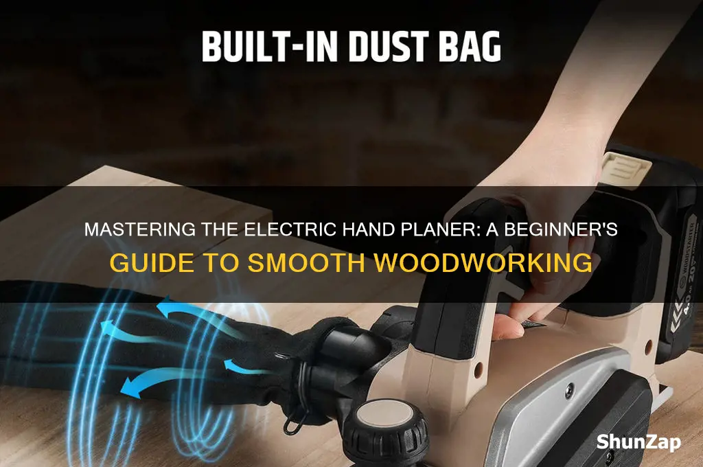 how to use an electric hand planer