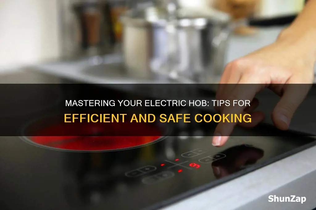 how to use an electric hob