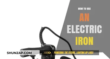 Mastering the Electric Iron: A Step-by-Step Guide to Perfect Pressing