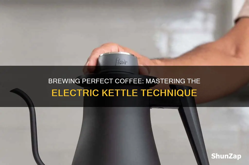 how to use an electric kettle for coffee