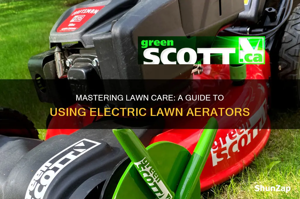 how to use an electric lawn aerator