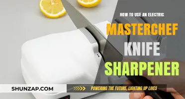 Master Your Blade: Electric Masterchef Knife Sharpener Usage Guide