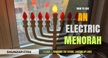 Lighting Up: A Simple Guide to Using Your Electric Menorah