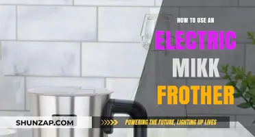 Mastering the Art of Frothy Milk with an Electric Milk Frother