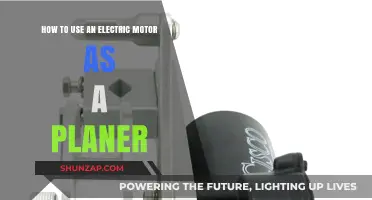 Transform Your Electric Motor into a Planer: A DIY Guide